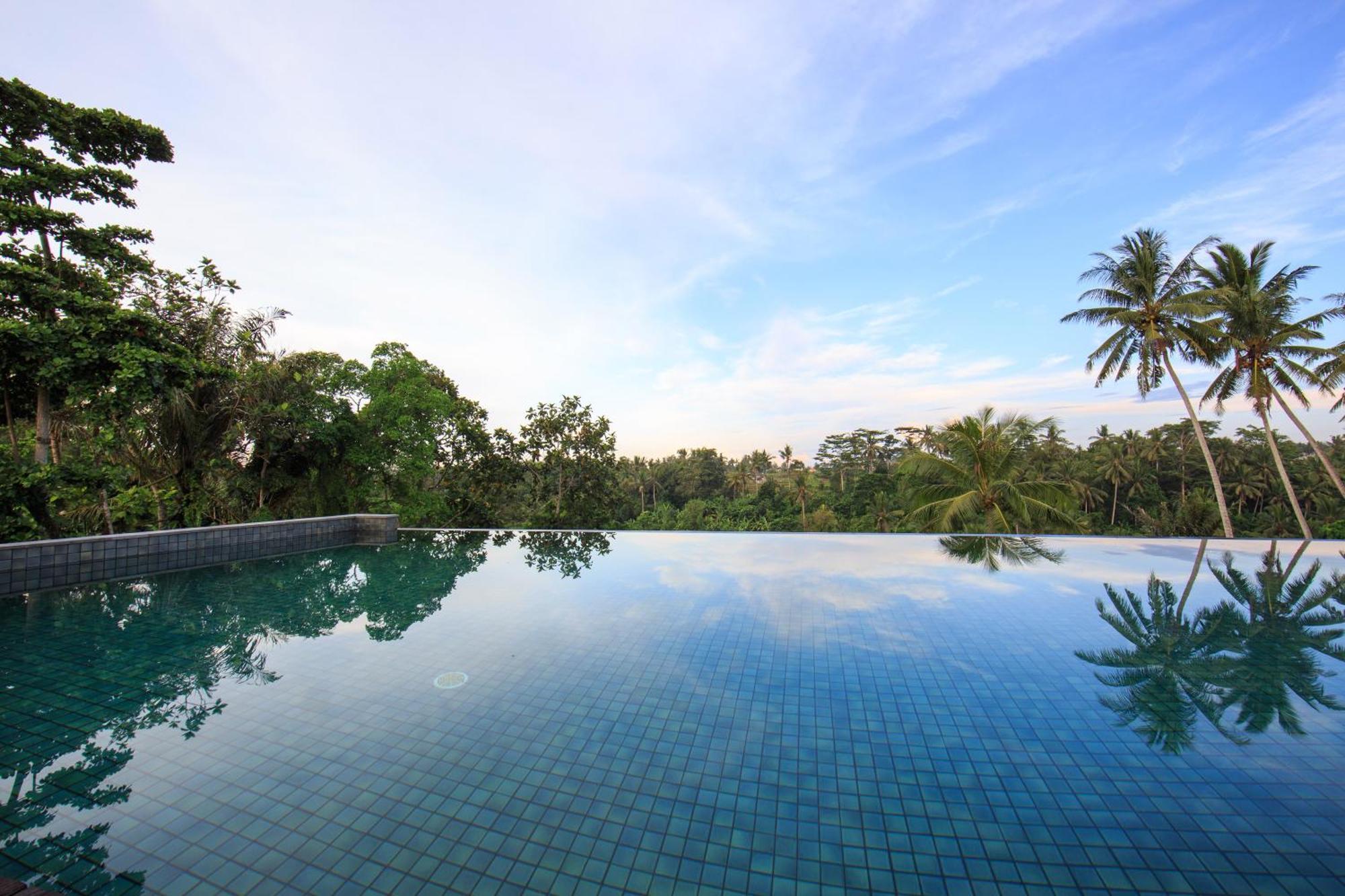 מלון אובוד Tejaprana Bisma - Chse Certified מראה חיצוני תמונה Infinity pool at the Alila Manggis